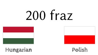 200 fraz  Węgierski  Polski [upl. by Charil]