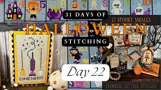 Day 22 31 Days of Halloween Stitching [upl. by Niatsirt]