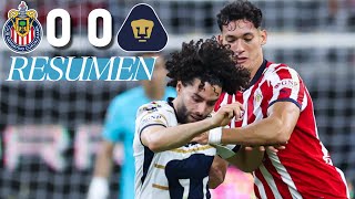 CHIVAS 00 PUMAS J15  El rebaño deja puntos en casa [upl. by Layney975]