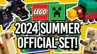 OFFICIAL SET REVEAL 2024 LEGO Minecraft [upl. by Lars]