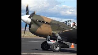 See and Hear the Startup of the P40 Warhawk WWII Figter Airplane aviation military history [upl. by Areik]