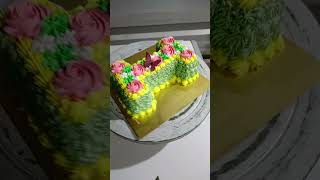 I letter name cake namecake l  birthdaycake short viral [upl. by Gavrila]