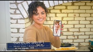 Selena facetiming Taylor on Selena  Chef [upl. by Mansur]