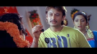 Gaja Kannada Movie Back to Back Comedy Scenes  Darshan Navya Nair Komal [upl. by Aggappera552]