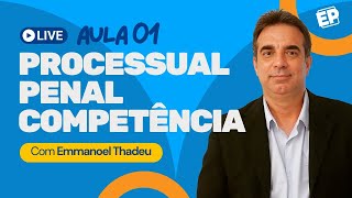 PROCESSUAL PENAL NOS CONCURSOS COMPETÊNCIA MISSÃOAULA 1 [upl. by Sharla]