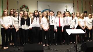 The Haviland Middle School Select Choir Performs for Joe amp Michelles Holiday Concert Series [upl. by Ammamaria]