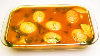 Dimer Jhol  Egg Curry With Potato  Dimer Jhol Bengali Style [upl. by Shari]