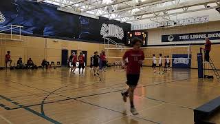 JV Volleyball Provincials SJHS vs ESN Game 1 [upl. by Atnoved120]