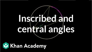 Inscribed angle theorem proof  High School Geometry  High School Math  Khan Academy [upl. by Reid]