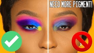 Make eyeshadows POP on ANY skintone  PhD in PIGMENT [upl. by Murage]