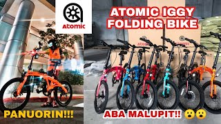 AY WOW NAGDELIVER TAYO NG ATOMIC IGGY FOLDING BIKE  TAMANG BIKE CHECK NARIN [upl. by Montford]