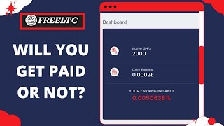 FreeLtccc Scam or Legit Live Payment Request Litecoin Miner [upl. by Rosenbaum260]