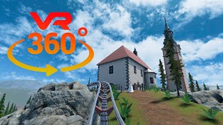 Roller Coaster Serene Glacial Lake VR 360° [upl. by Mackenie]