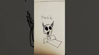 Noob pro hacker God 😂😂😂😂ytshorts art skull [upl. by Buford]