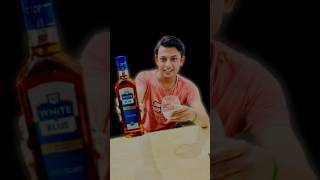 White amp Blue whiskey review in Hindi  shorts ytshorts daru [upl. by Iznik491]