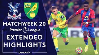 Crystal Palace v Norwich City  PREMIER LEAGUE HIGHLIGHTS  12282021  NBC Sports [upl. by Hermon]