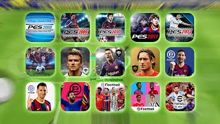 Evolution of PES Mobile 20082022  eFootball 2022 Mobile [upl. by Arie]