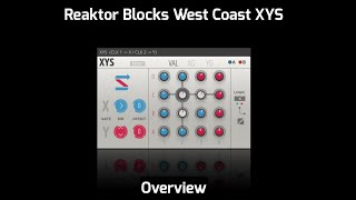 Native Instruments Reaktor Blocks XYS Overview [upl. by Ikcin]