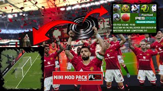 SP Football Life 2025 Mini Pack Mod  BallServer V49 AIO Goalnets Trophies etc  FL2025 Mod Update [upl. by Stefano]