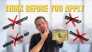 American Express Gold Card 5 Things to Consider before Applying [upl. by Santini654]