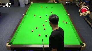 Hiend Snooker  Noppon Saengkham practicing 147  Hiend [upl. by Lyrret]