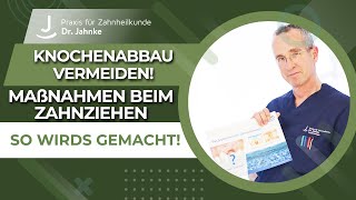 So verhindert man Knochenabbau  Maßnahmen beim Zahnziehen  Dr Jahnke [upl. by Leighland]