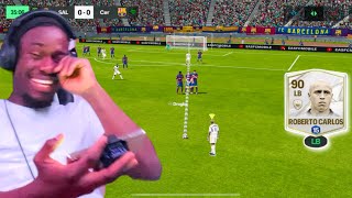 RCarlos DESTROYING Defenders in FC MOBILE [upl. by Burrus]