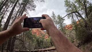 Hiking from Subway Cave to End of Boynton Canyon Sedona TimeWarp 22424 [upl. by Nisa]