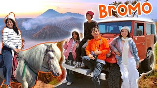 24 JAM NAIK MOBIL JIP amp KUDA KE KAWAH BROMO BERASAP  CnX Tour De Jawa 8  Vlog Liburan [upl. by Nalac424]