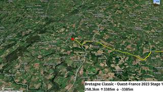 Bretagne Classic  OuestFrance 2023 Stage 1  Men  Plouay to Plouay September 03 2023 [upl. by Nottnerb]