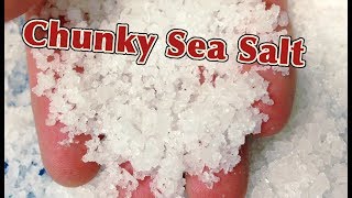 Homemade Chunky Sea Salt [upl. by Notaek450]