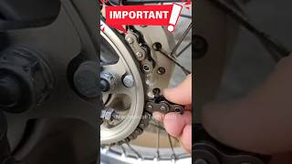 Bike  Motorcycle Chain Maintenance Tips  You Should Chain Bike Chain Lock To Reduce Noise shorts [upl. by Trask259]