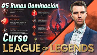 😈 ¡DOMINA a TUS RIVALES con LAS RUNAS ROJAS GUIA DEFINITIVA DE RUNAS 🔴DOMINACIÓN🔴 Curso Lol 5 [upl. by Khosrow]