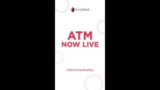 OmniCard Launches ATM  Indias 1st PPI to launch Cash Withdrawal [upl. by Kcaj410]