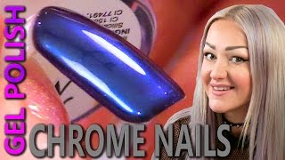 Chrome Nails Using Gel Polish [upl. by Kado]