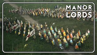 PREPARANDO LA GRAN GUERRA  MANOR LORDS Gameplay Español Ep13 [upl. by Beckman]