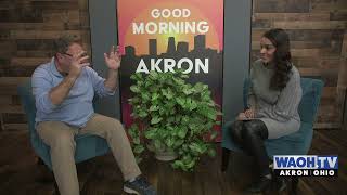 Sarah White and Dan Mosher Get Ready For This Weeks Good Morning Akron [upl. by Hctub251]