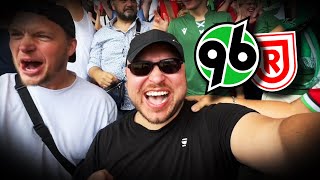 Eine HALBZEIT reicht aus🔥Hannover 96  Jahn Regensburg Stadionvlog [upl. by Atiuqram]