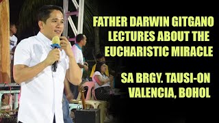 Cebuano Father Darwin lectures in Brgy Tausion Valencia Bohol [upl. by Beaufort865]