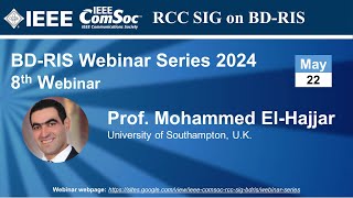 BDRIS SIG Talk 8  Prof Mohammed ElHajjar [upl. by Attenor]