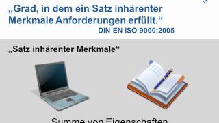 Was ist Qualität  Begriff Qualität laut DIN EN ISO 9000 [upl. by Nomi]