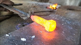 how to make karni  Blacksmith  mason tools from bolt amp pipe [upl. by Jurdi381]