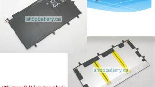 SONY LIS3096ERPC SGP321 SGP312 1ICP3651003 SGP311 Xperia Z Tablet 101quot 3cellules batterie [upl. by Shanley177]