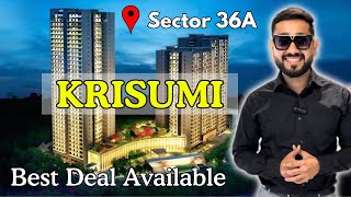 Krisumi Waterfall Residences A Dream Home in Gurgaon Sector 36A [upl. by Lledal]