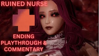 Fight a HORDE of CUTE ZOMBIE NURSES Ruined Nurse Playthrough 9 ENDING [upl. by Adaliah]