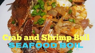 Crab and Shrimp Boil  Seafood Boil Recipe [upl. by Arahs905]