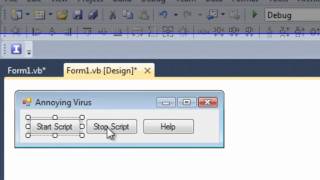 How to make a really annoying prank virus with visual studio  visual basic [upl. by Annoval]