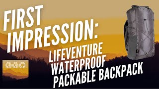 First Impressions Lifeventure Waterproof Packable Backpack [upl. by Udell]