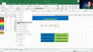 4 band resistor color code and calculator TAGALOG [upl. by Reiss944]