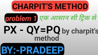 Charpits method partial differential equation with question in hindi by Pradeep sir [upl. by Arul627]